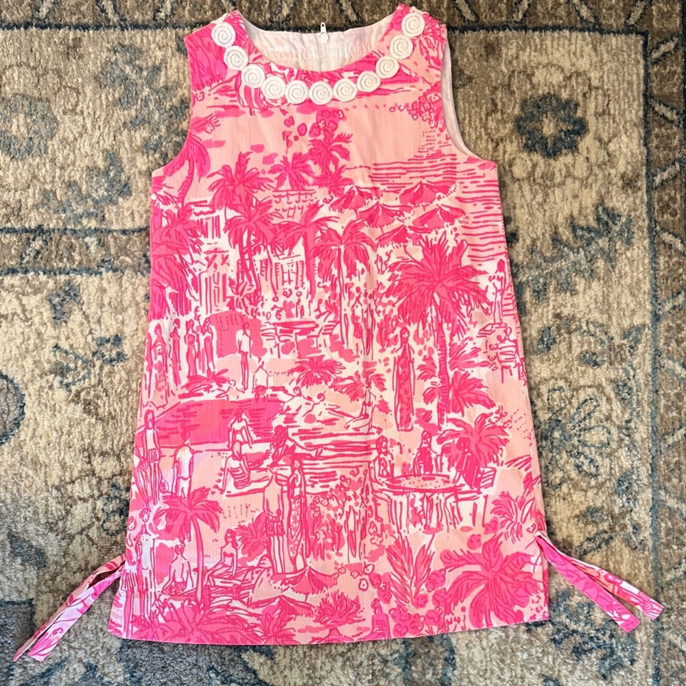 Lilly Pulitzer Pink and White Dress